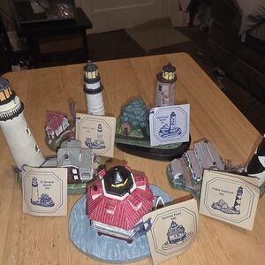 Lighthouse Art Sculpture Set - Multicolor